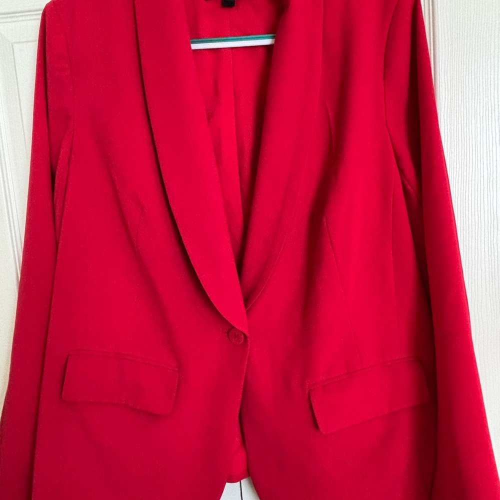Lane Bryant Bold Red Blazer